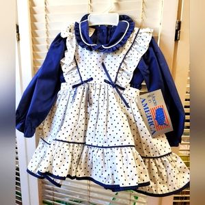 MINI WORLD pinafore childs dress